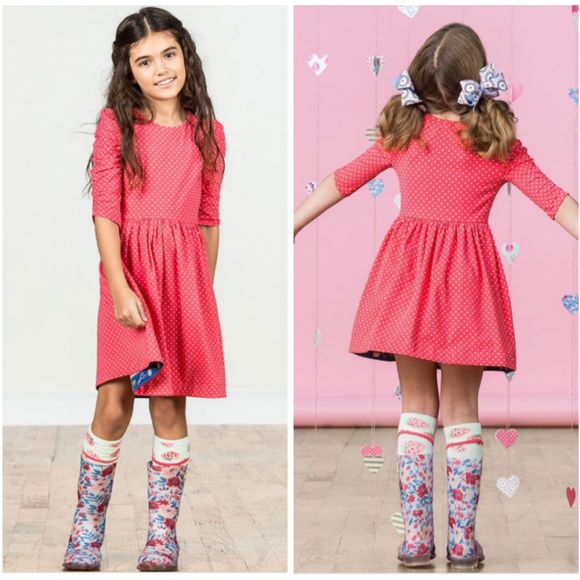 Matilda Jane Other - NEW Matilda Jane On Point Polka Dot Dress Pink 557